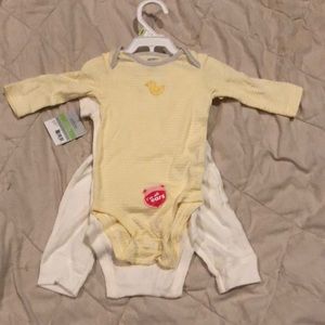 3 pc onesie set with pants